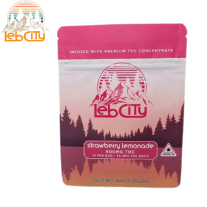 *Strawberry Lemonade 500 MG THC Gummy