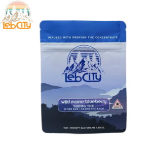 *Wild Maine Blueberry 500 MG THC Gummy
