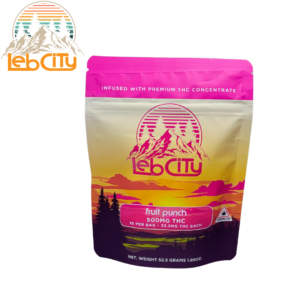 *Fruit Punch 500 MG Infused THC Gummy