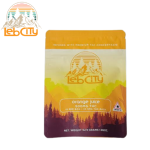 *Orange Juice 500 MG THC Gummy